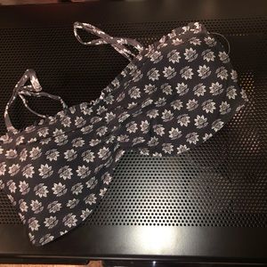 Floral bathing suit top